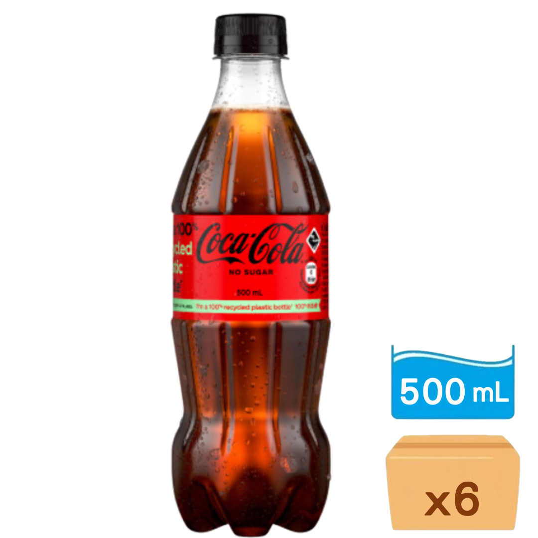 可口可樂 Zero 500ml x 6樽