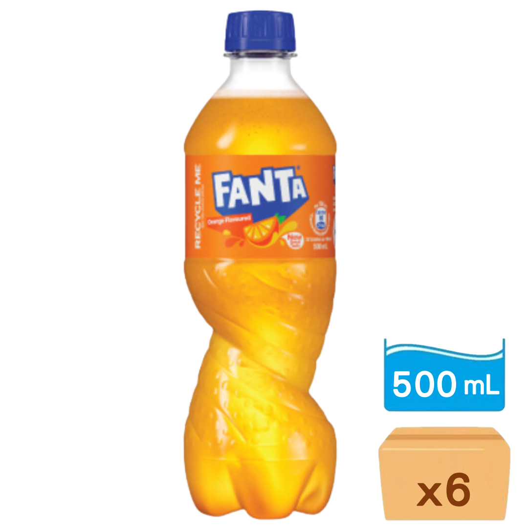 芬達橙汁500ml x 6支