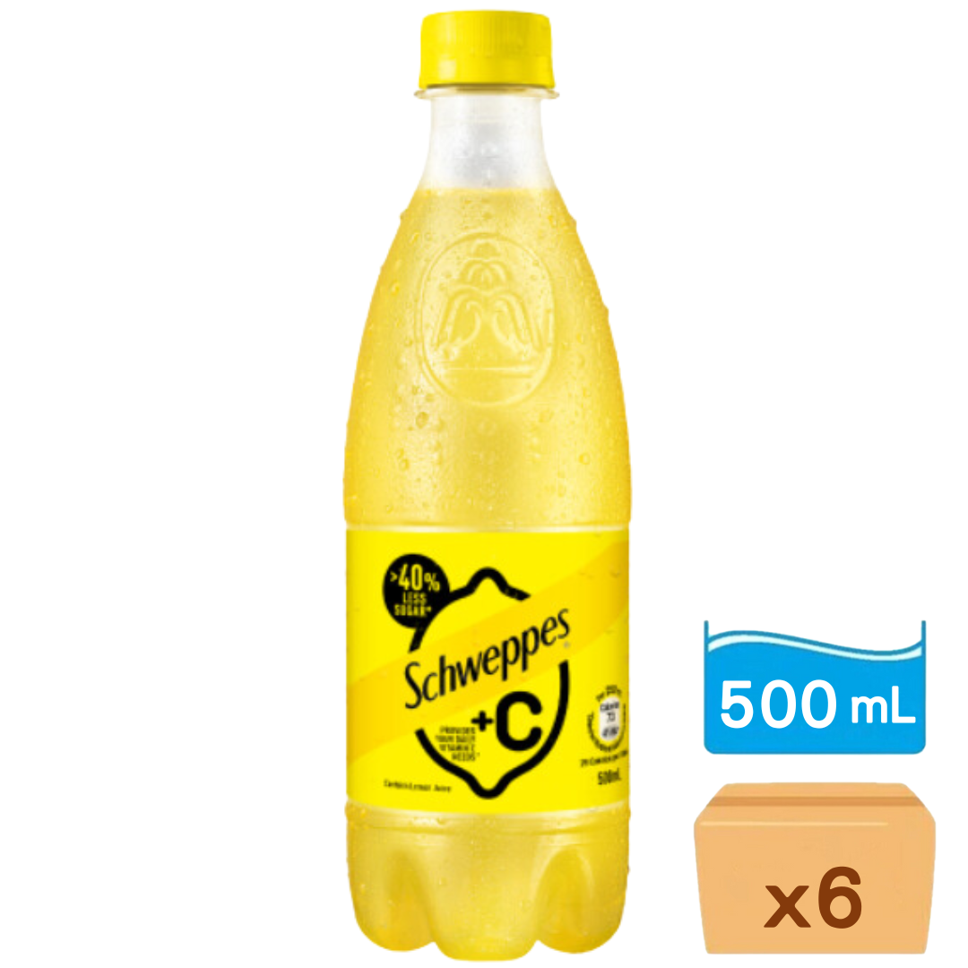 玉泉-有氣檸檬+C 500ml x 6樽