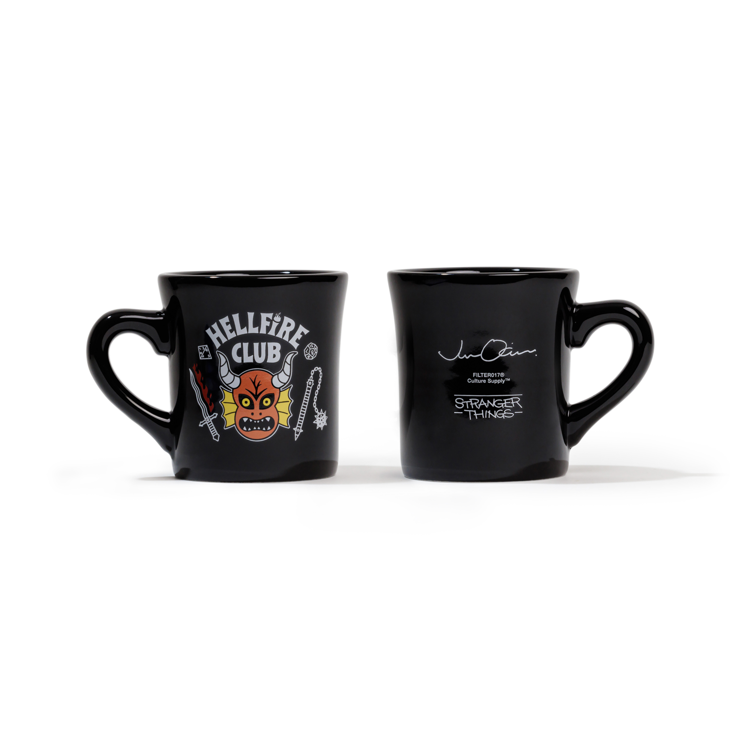 Filter017 X 怪奇物語 地獄火俱樂部京陶馬克杯