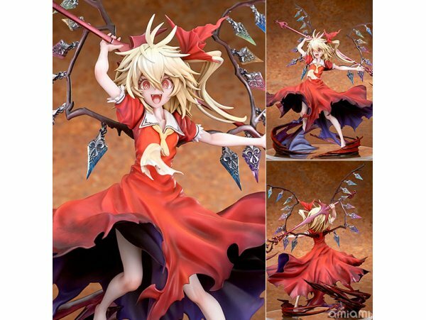 ques Q 東方Project 芙蘭朵露·斯卡蕾特 紅魔城傳説版 Touhou Project Flandre Scarlet Koumajou Densetsu Ver. 1/8 FIGURE