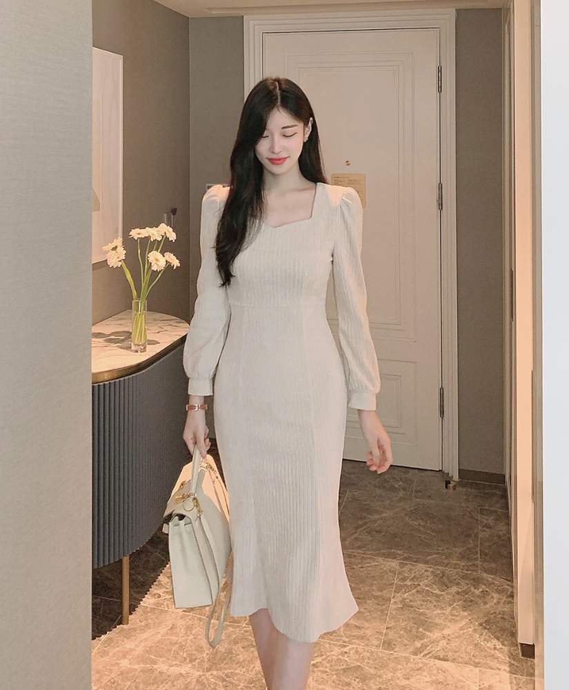 [現貨] Darlene 溫柔人魚洋裝 [ 2色 / S,M ]