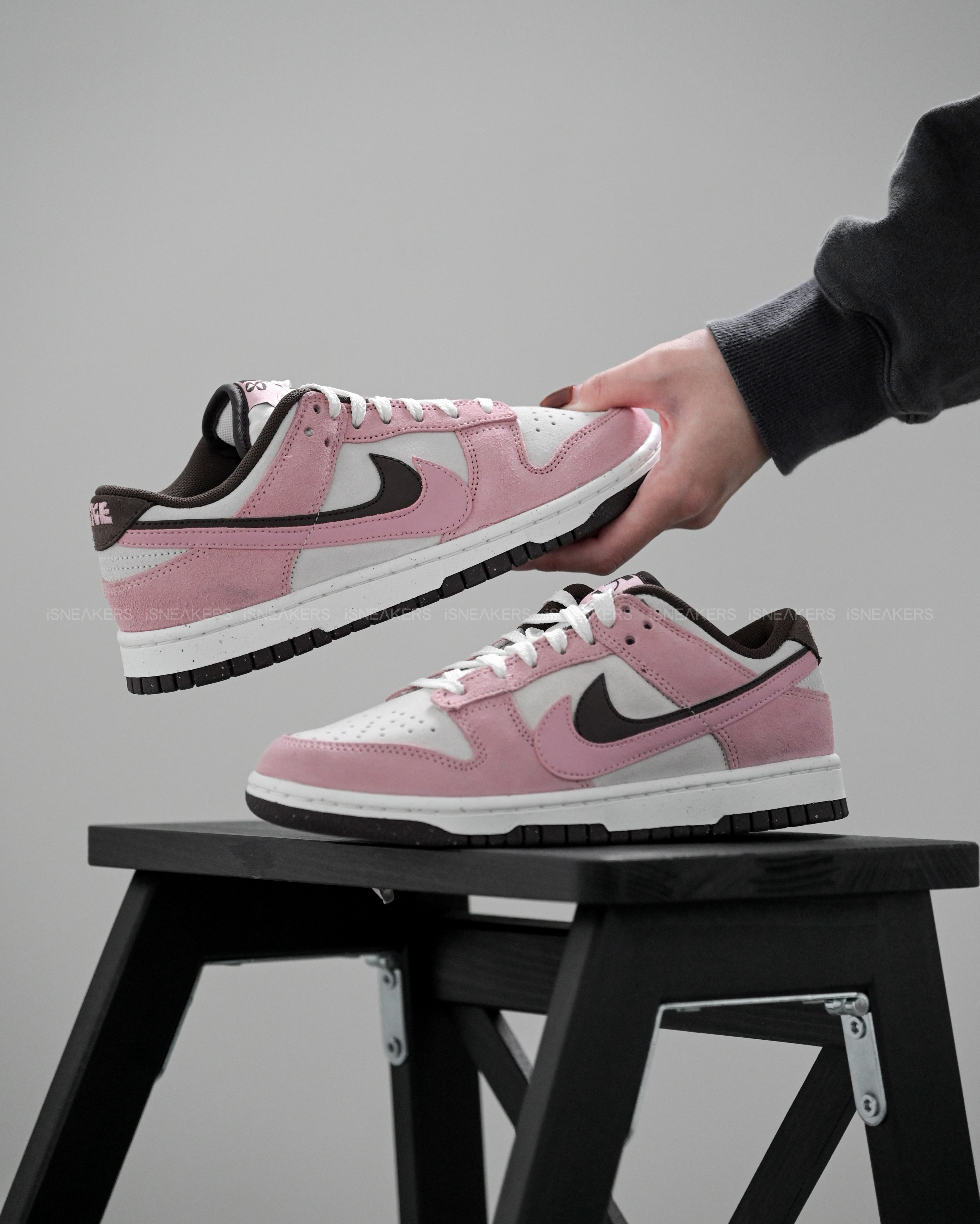 iSNEAKERS｜Nike Dunk Low 85 "Double Swoosh" 粉色雙勾 HV1799-161