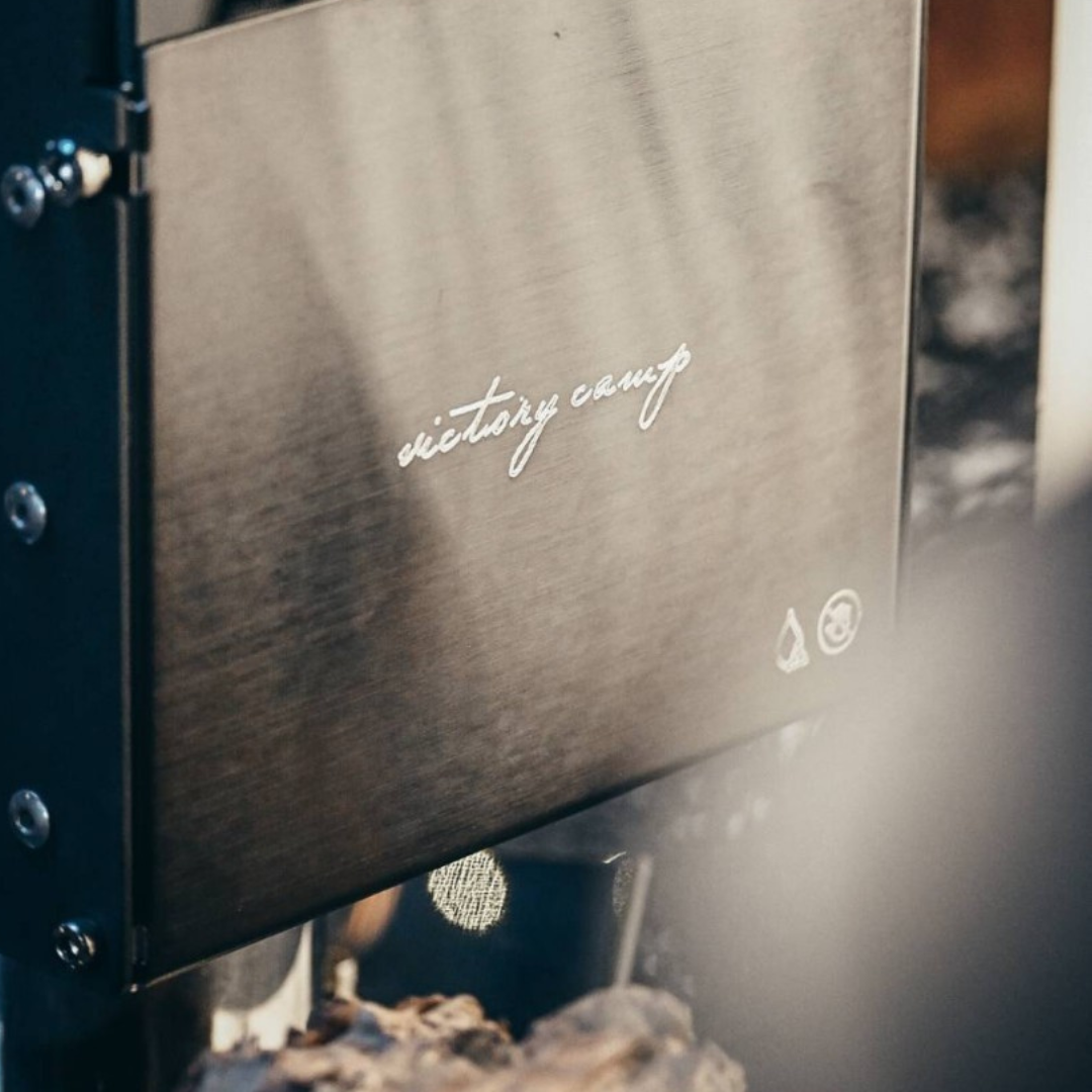 Victory Camp｜Mono Classic｜直立式暖爐焚火台｜全黑版