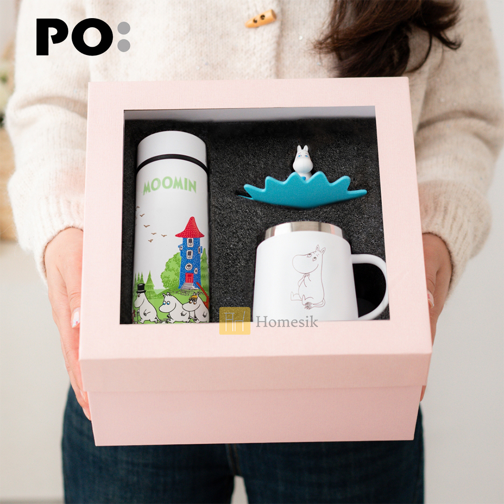 Moomin系列保溫杯禮盒 (含姆明咖啡杯及保溫瓶) PO1063 咖啡杯 茶杯 隨行杯