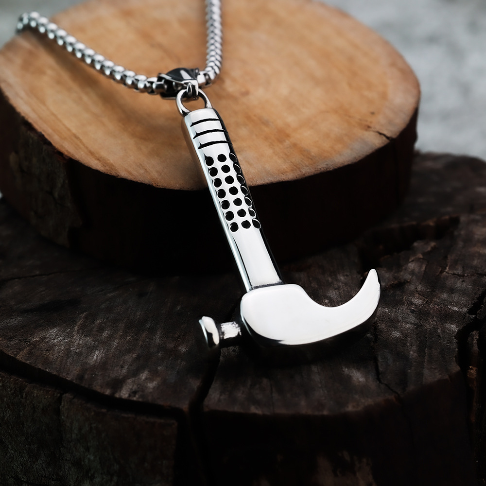 Piccoloo ｜鐵鎚不鏽鋼項鍊