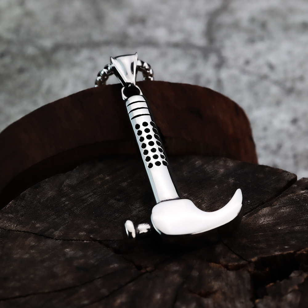 Piccoloo ｜鐵鎚不鏽鋼項鍊