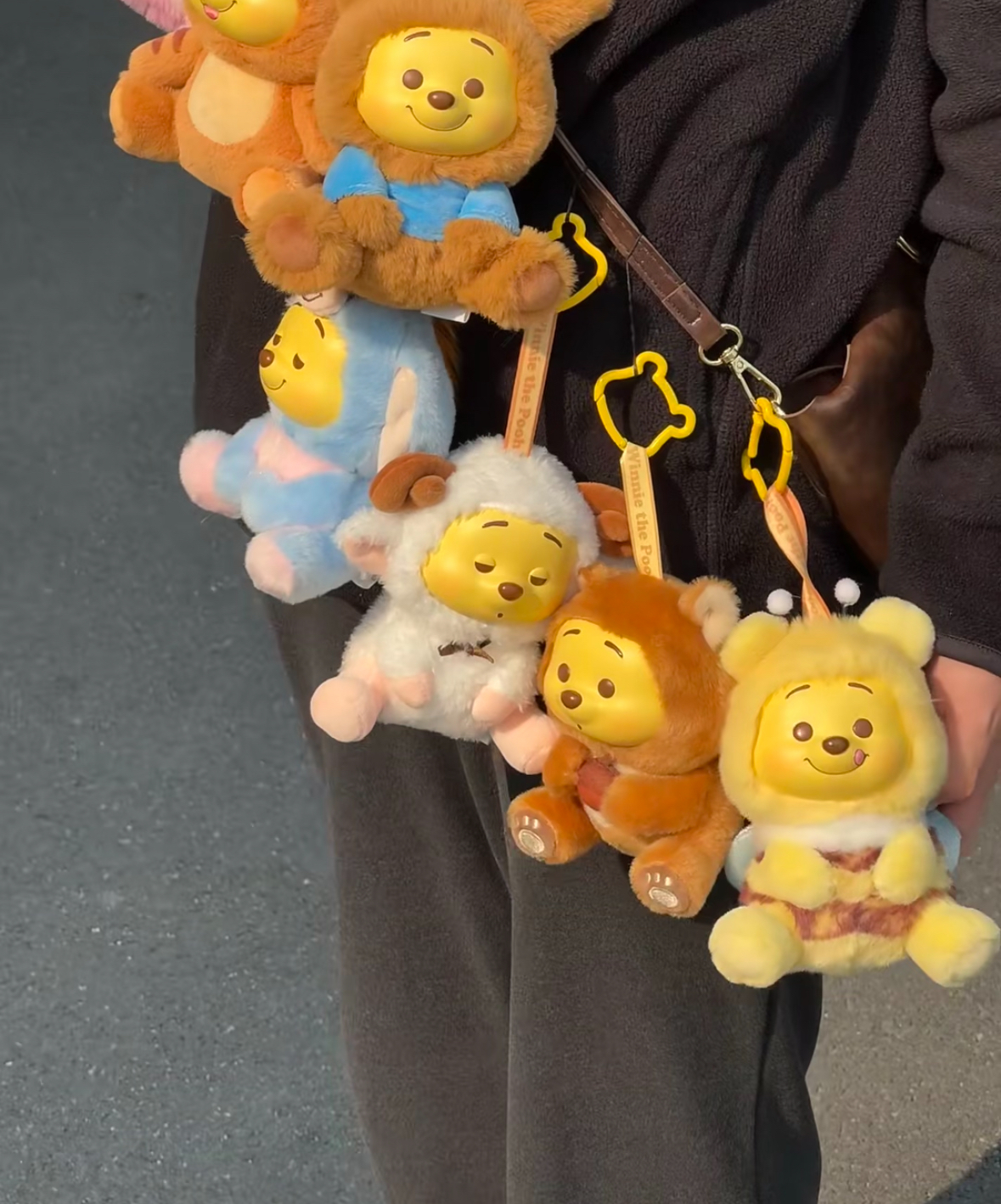 迪士尼 正版授權 小熊維尼 搪膠毛絨吊飾 盲盒 9+1款/預購