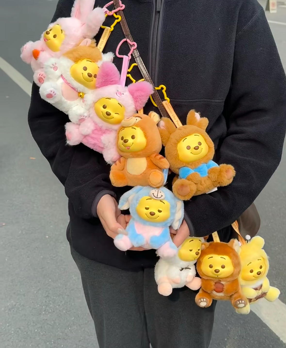 迪士尼 正版授權 小熊維尼 搪膠毛絨吊飾 盲盒 9+1款/預購