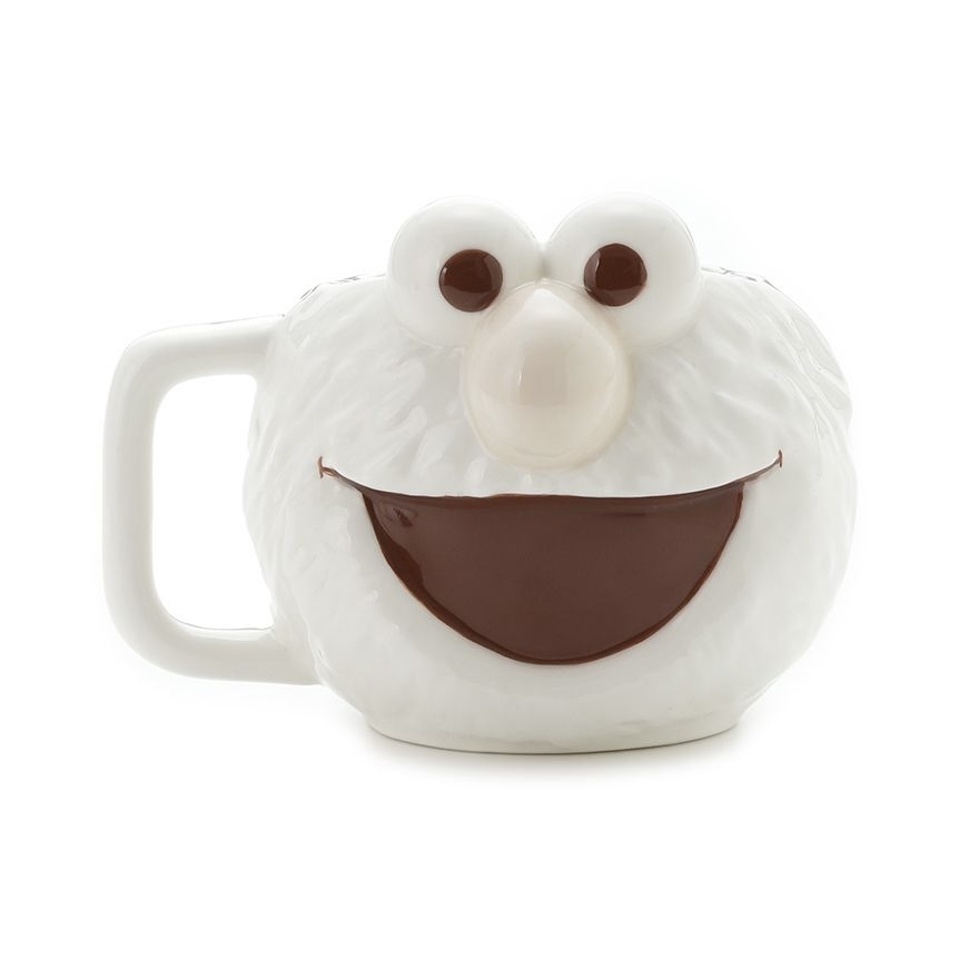 日本聖誕節限定 SESAME STREET 芝麻街 400ML 陶瓷 造型馬克杯 杯子/預購