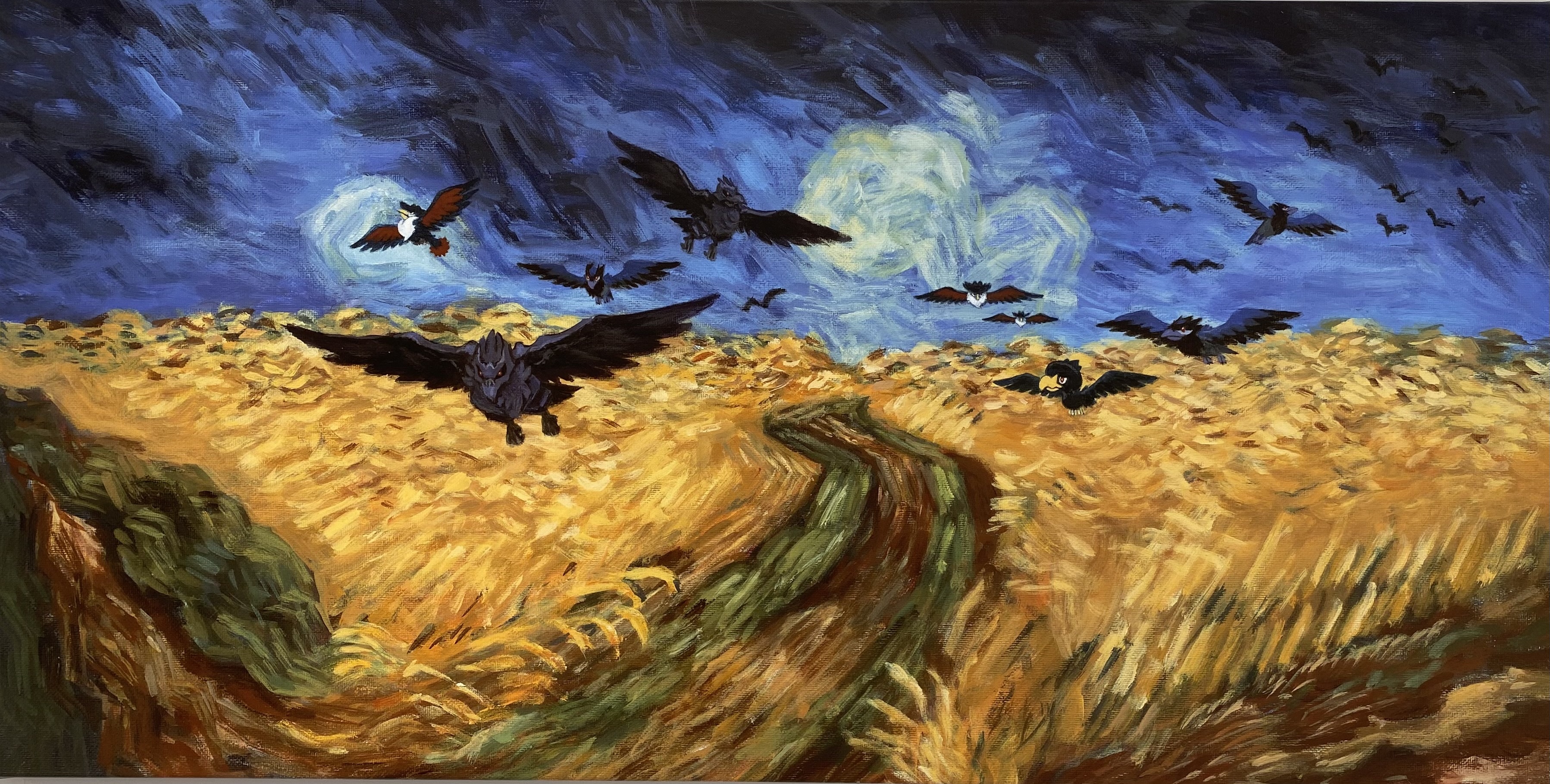 Van Gogh Museum (梵谷x寶可夢)&nbsp;- Van Gogh Giclée, Corviknight