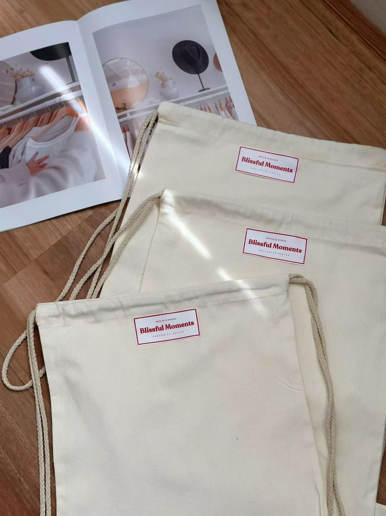 Blissful Canvas Bag -D49