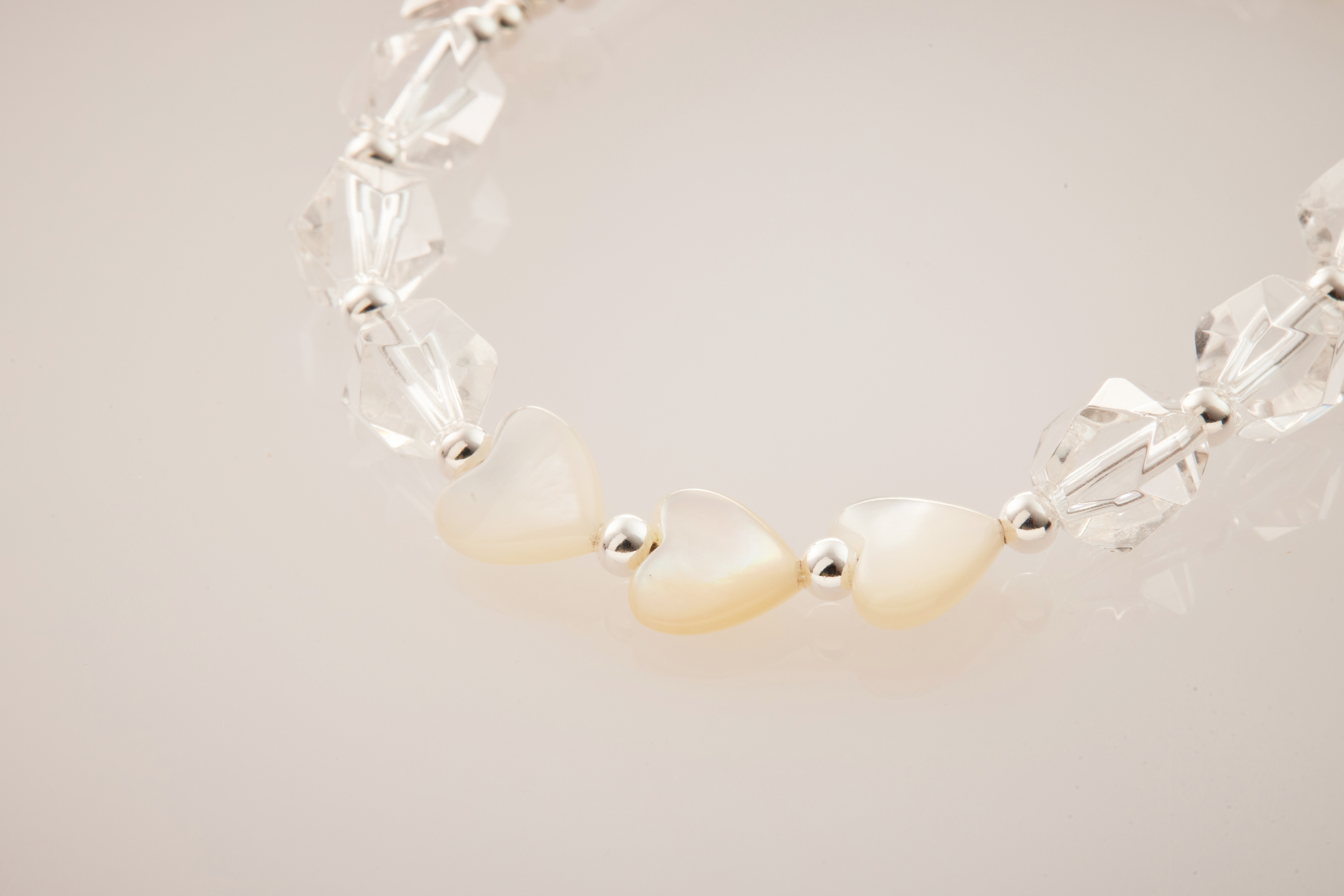 B372  | 純銀愛心手鍊