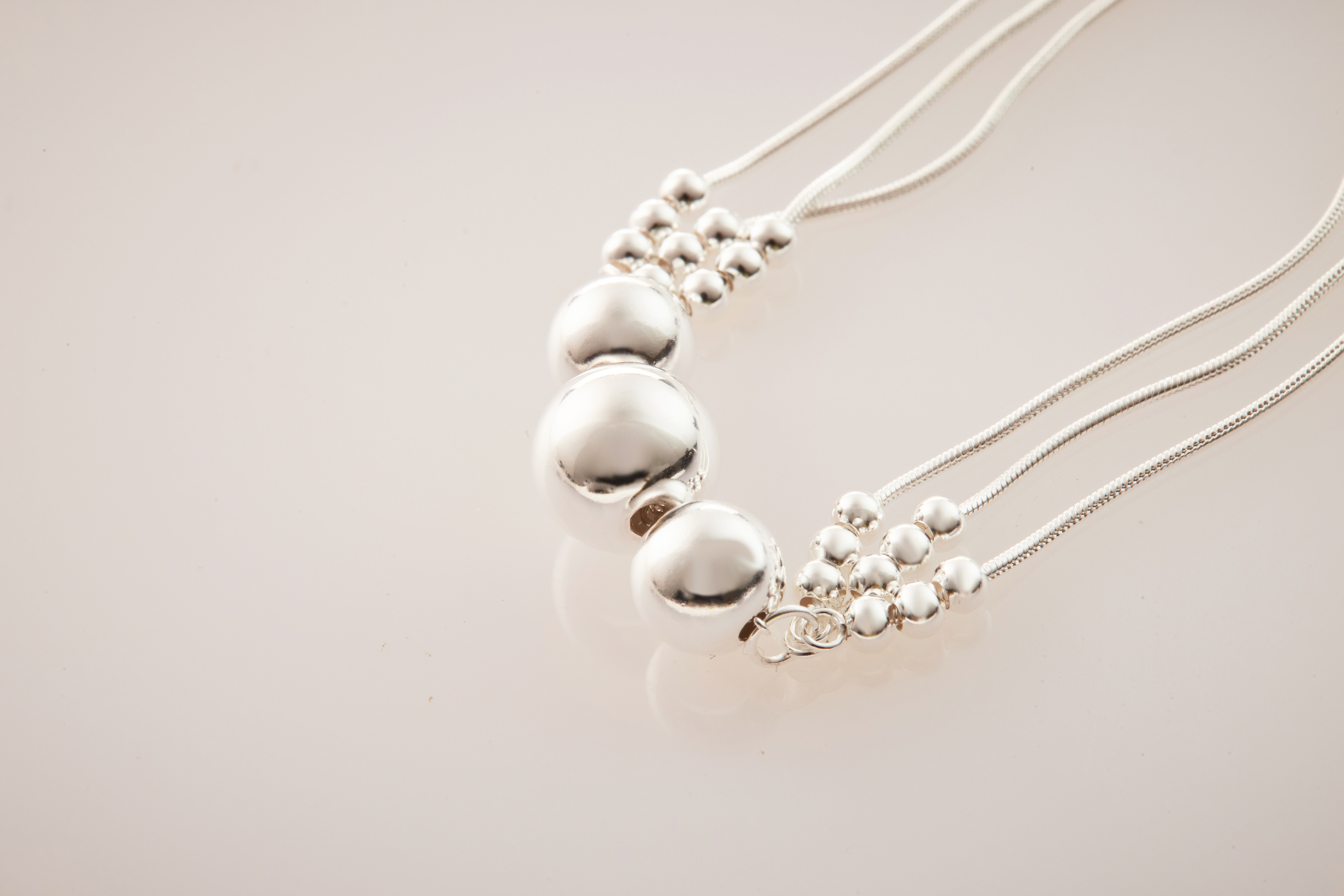 B374  | 純銀銀球手鍊