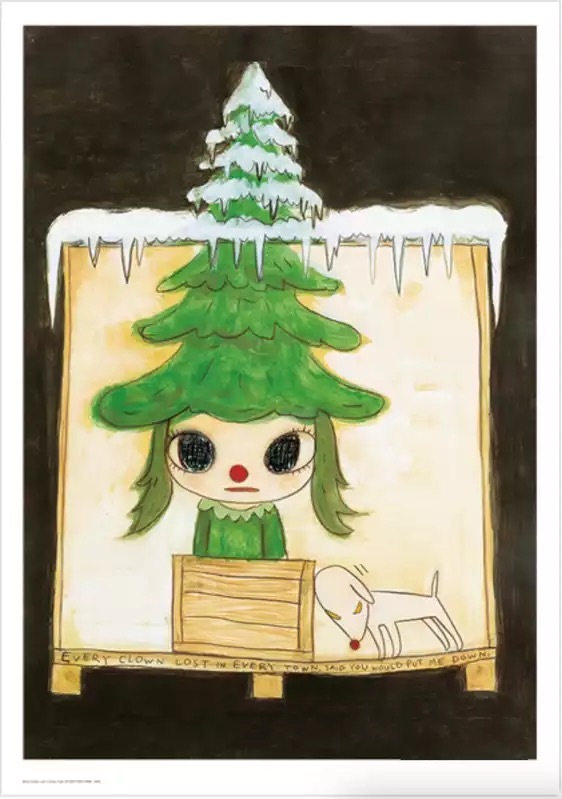 奈良美智 Yoshitomo NARA - Every Clown Lost in Every Town 海報