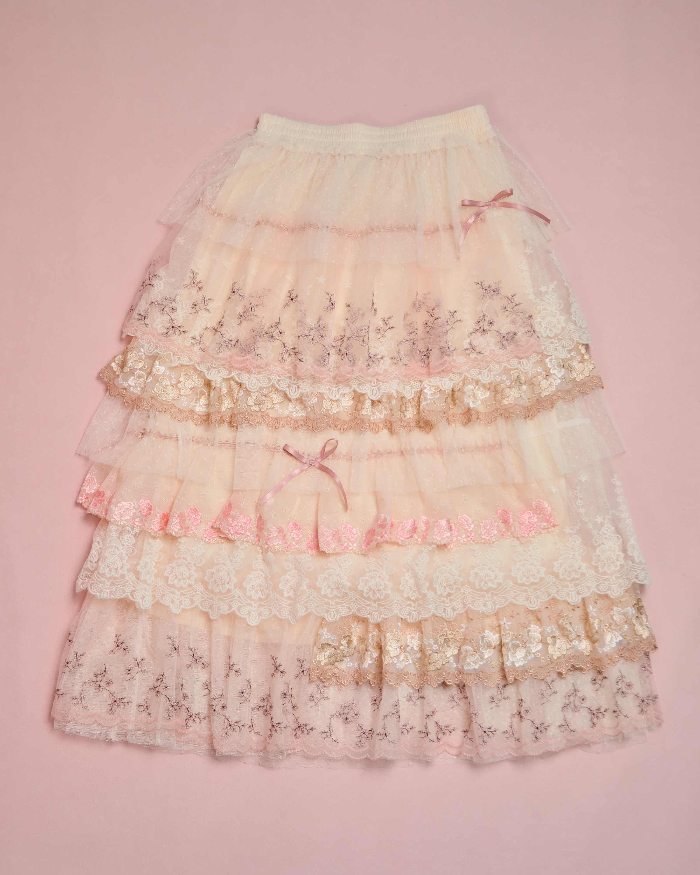 11624 Laced Long Skirt