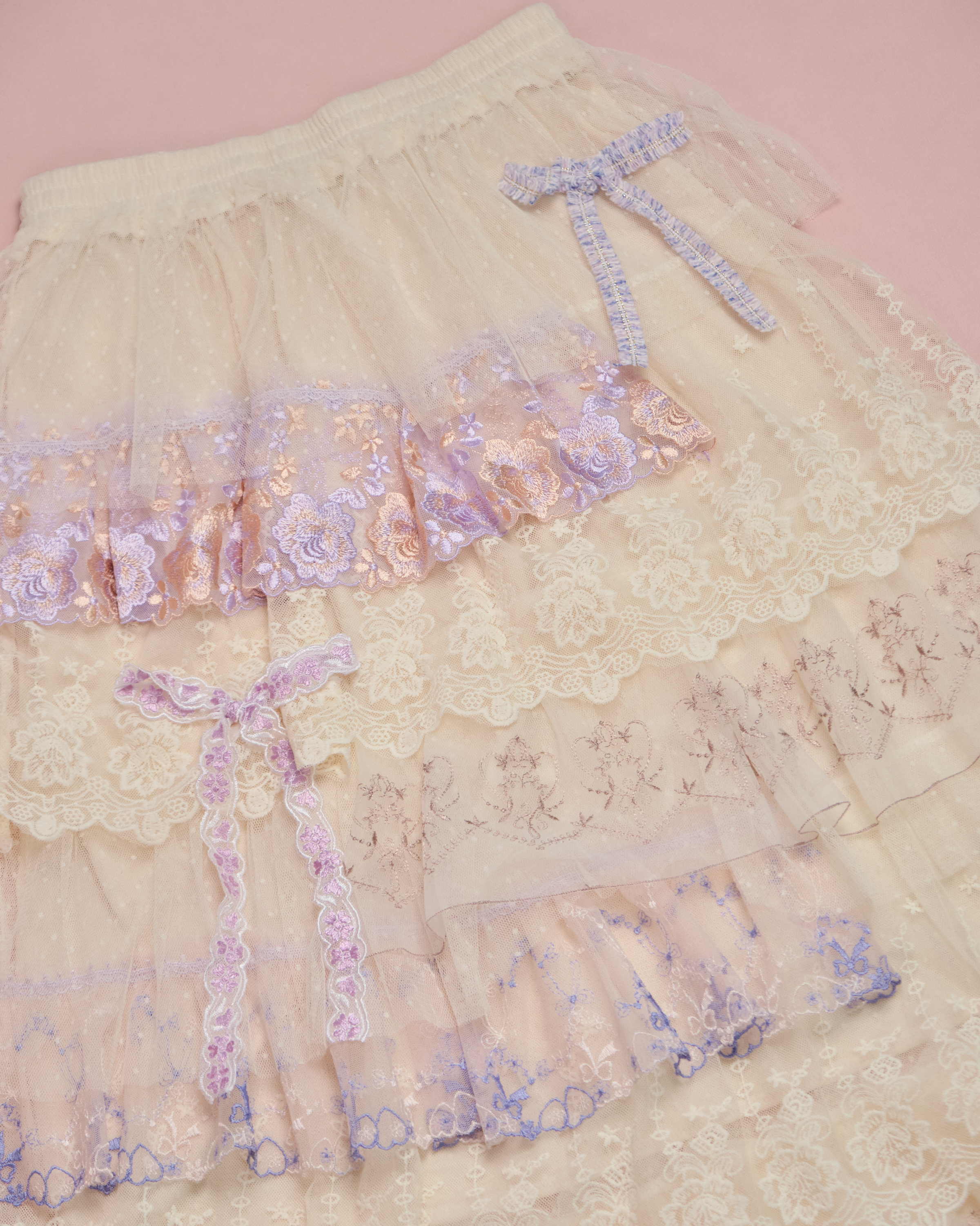 11623 Laced Long Skirt