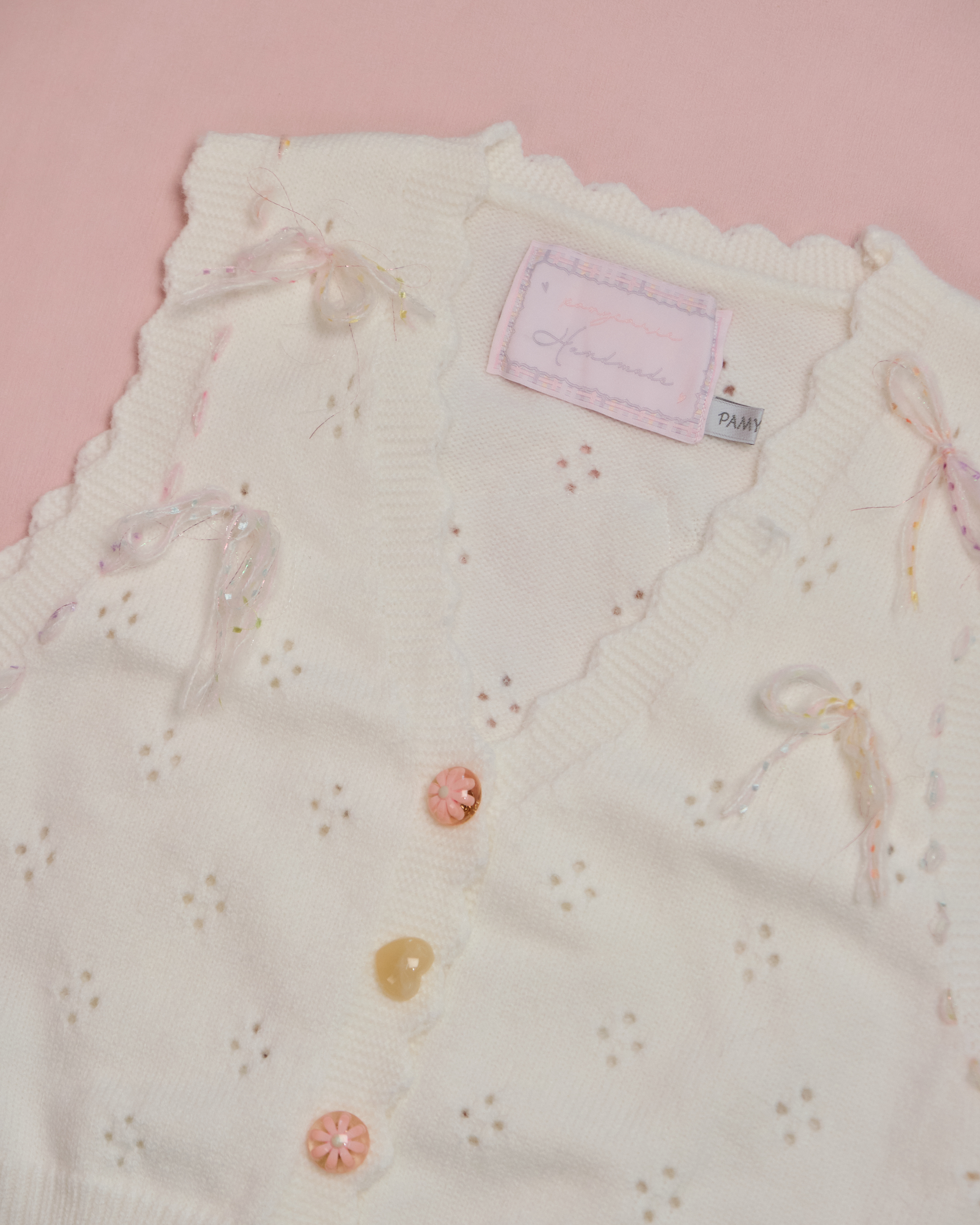 11631 Embroidered Patchwork Open Chest Vest