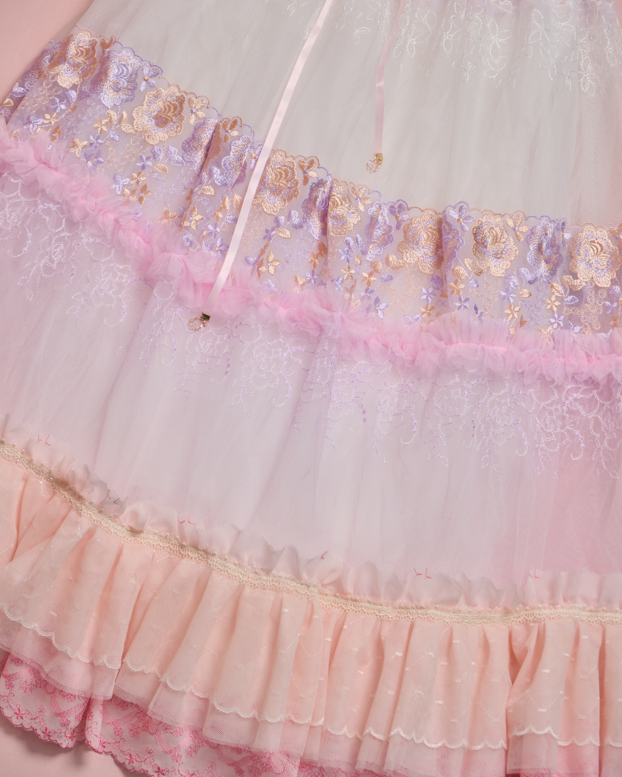 11634 Angelic Pretty Outer Dress and Chiffon Cake Skirt Set Special Version