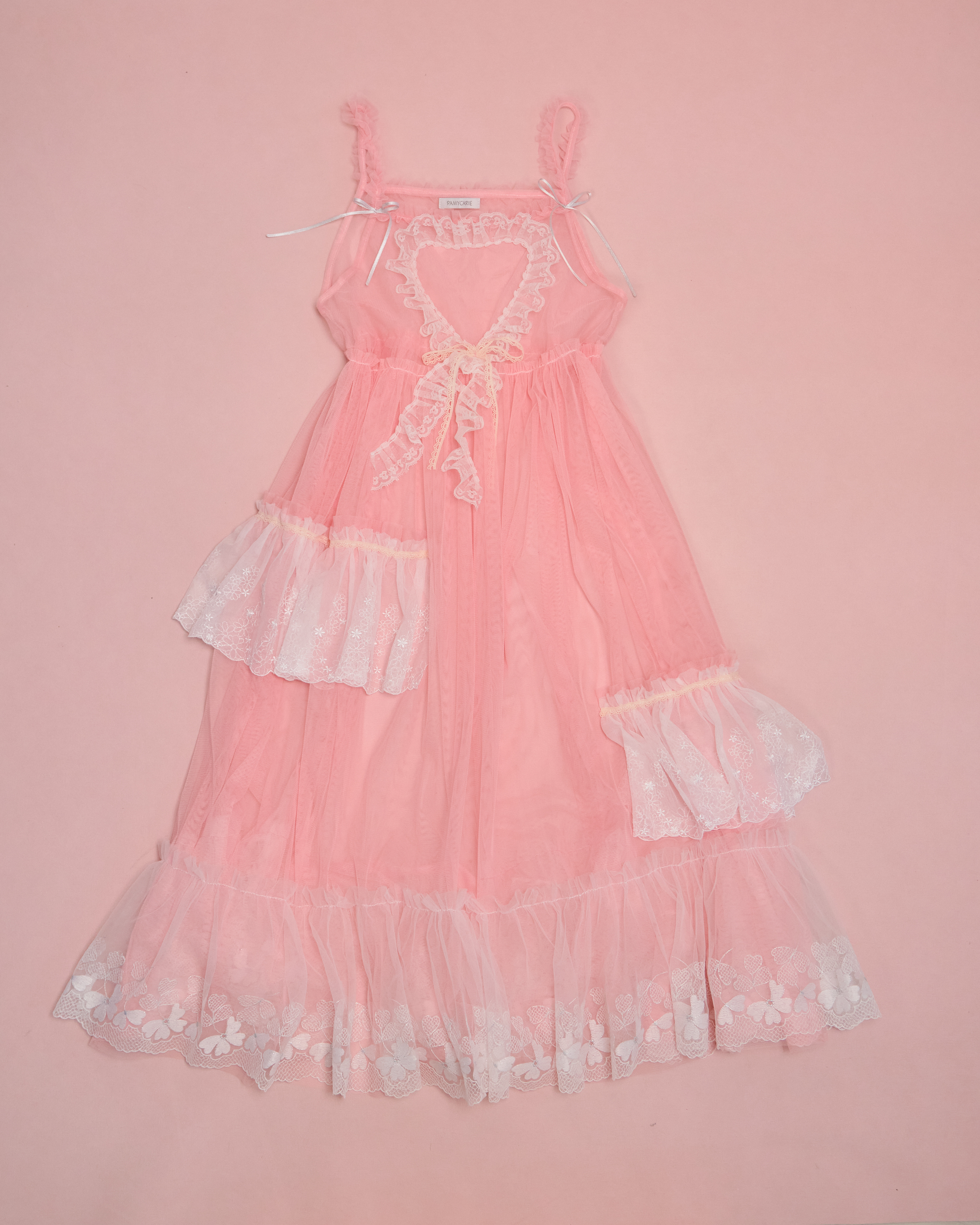 11660 Layered Mesh Outer Dress