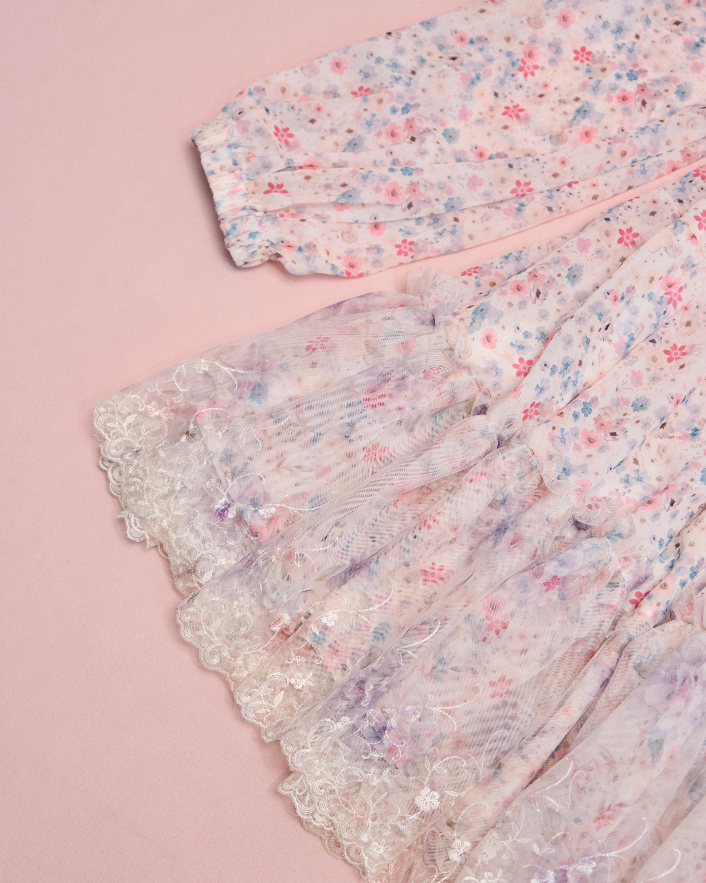 11655 Chiffon Dress with Collar