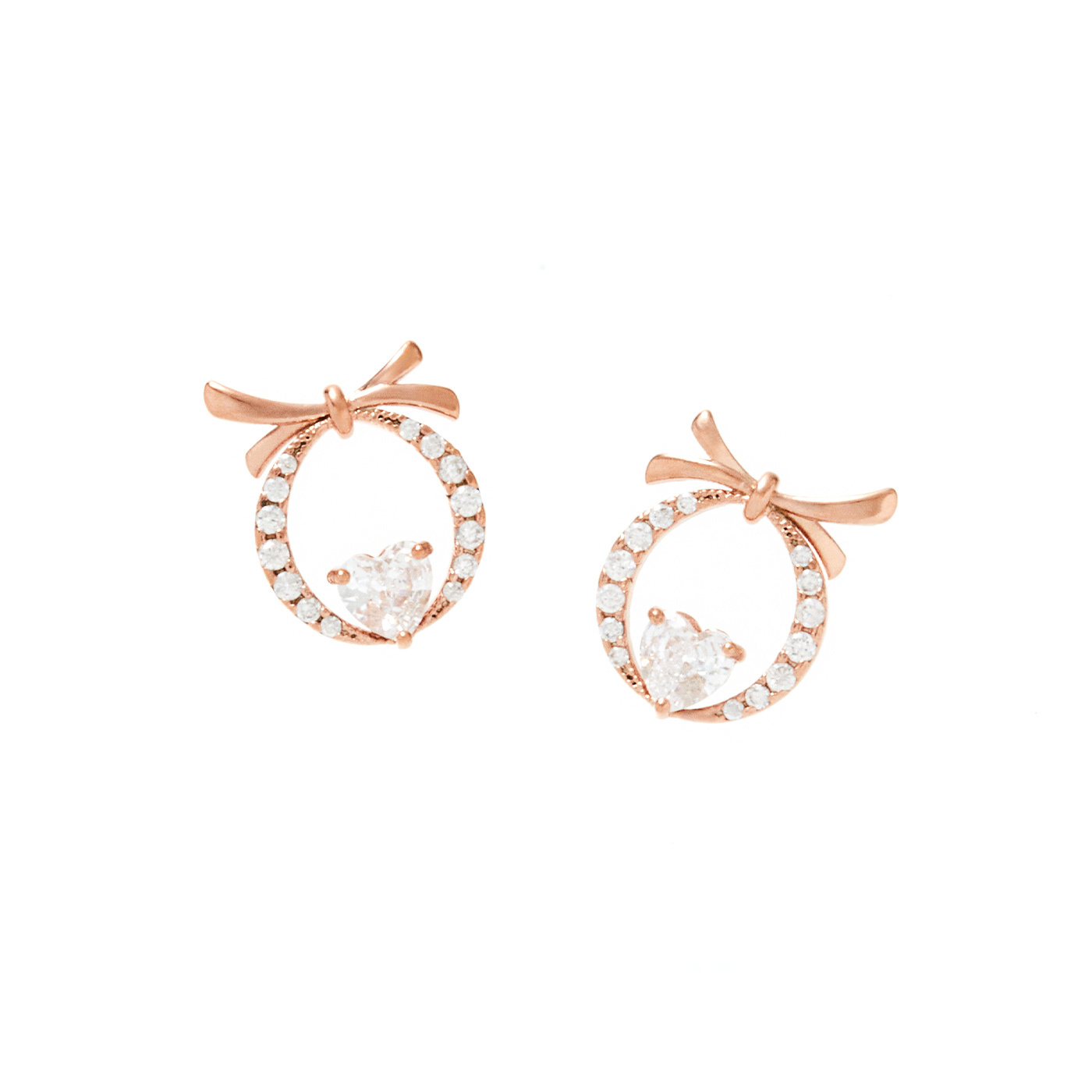 平價飾品,耳環,蝴蝶結耳環,愛心