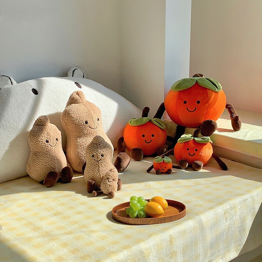 《5393》好柿會花生可愛毛絨玩偶