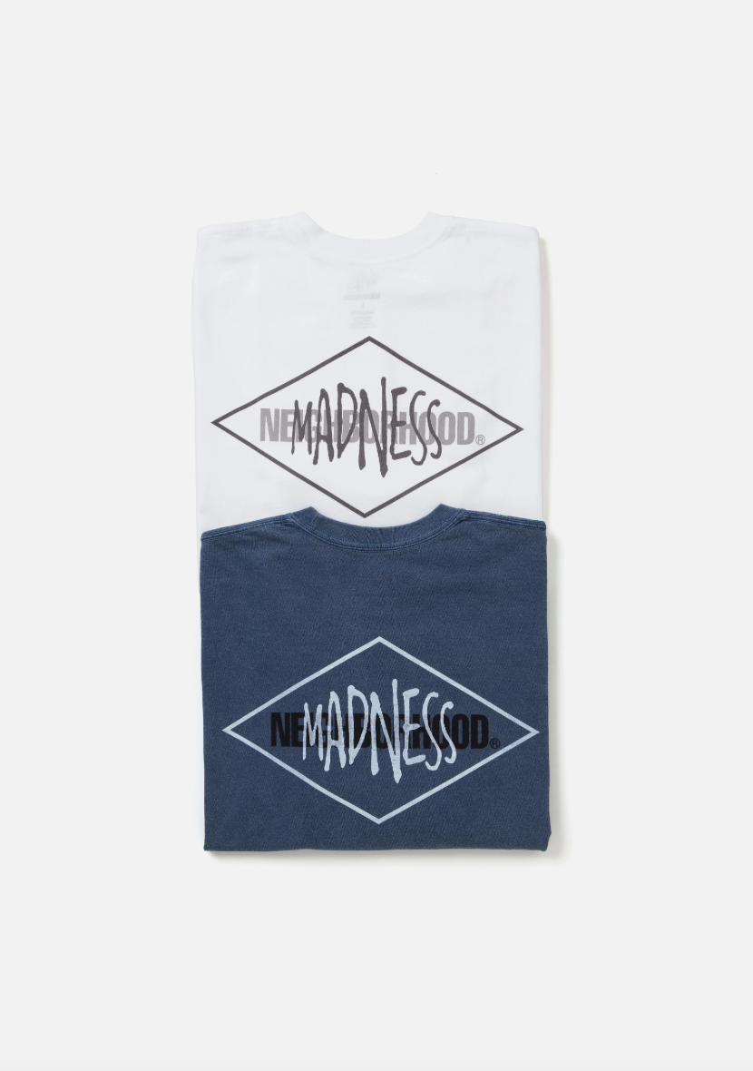 2024AW NEIGHBORHOOD X MADNESS. TEE SS-2 聯名 短T 水洗 背後 菱形 LOGO 現貨 242PCMDN-ST02S