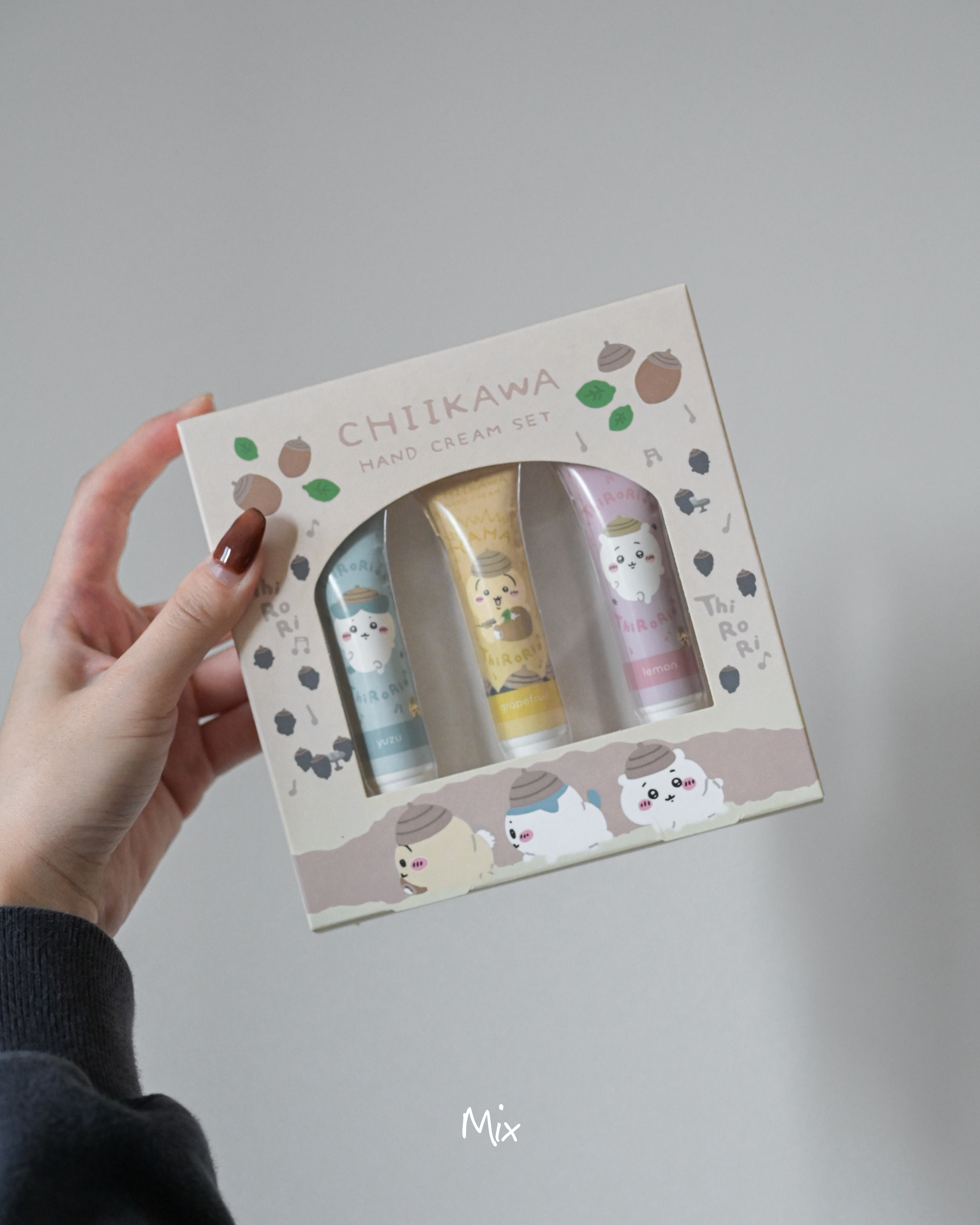 iSNEAKERS｜日本 Chiikawa 吉伊卡哇 粧美堂 護手霜禮盒 三入組 三款