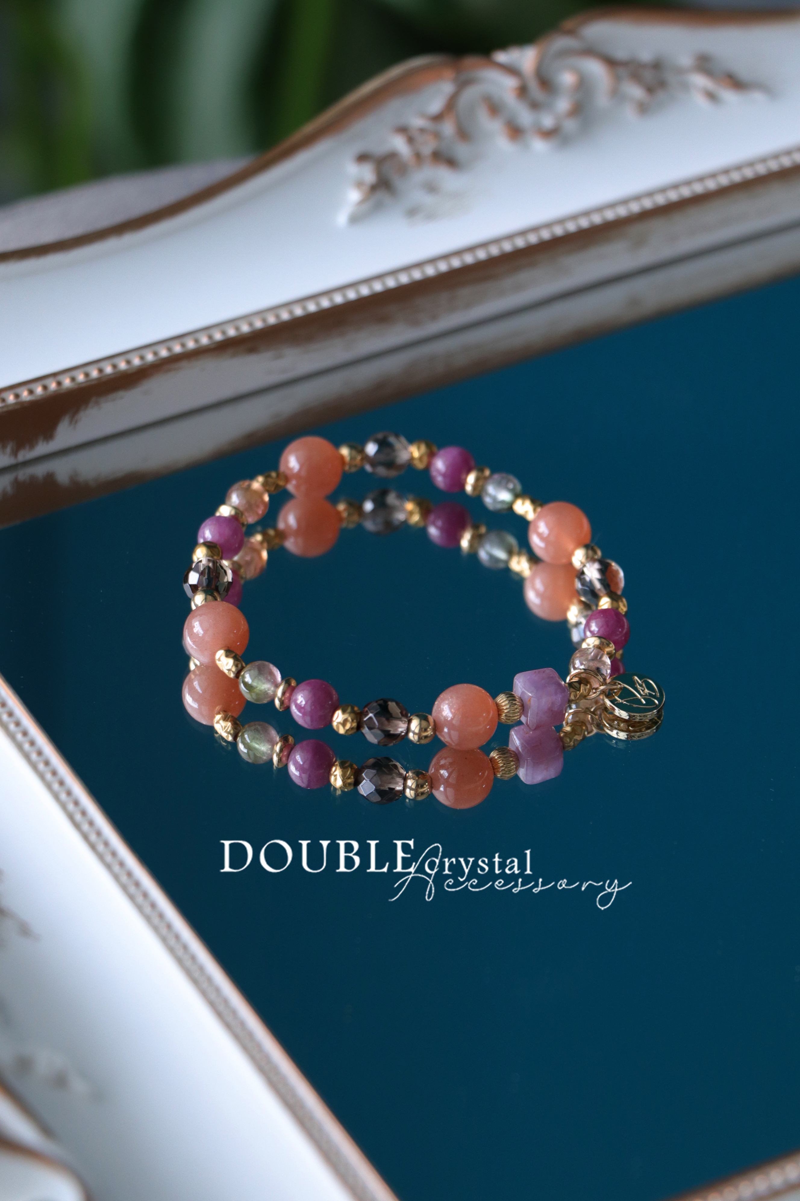 斑常戴款！推推　杏仁慕斯（六號人）：橙月光．紅寶石．極光23．西瓜碧璽．茶水晶