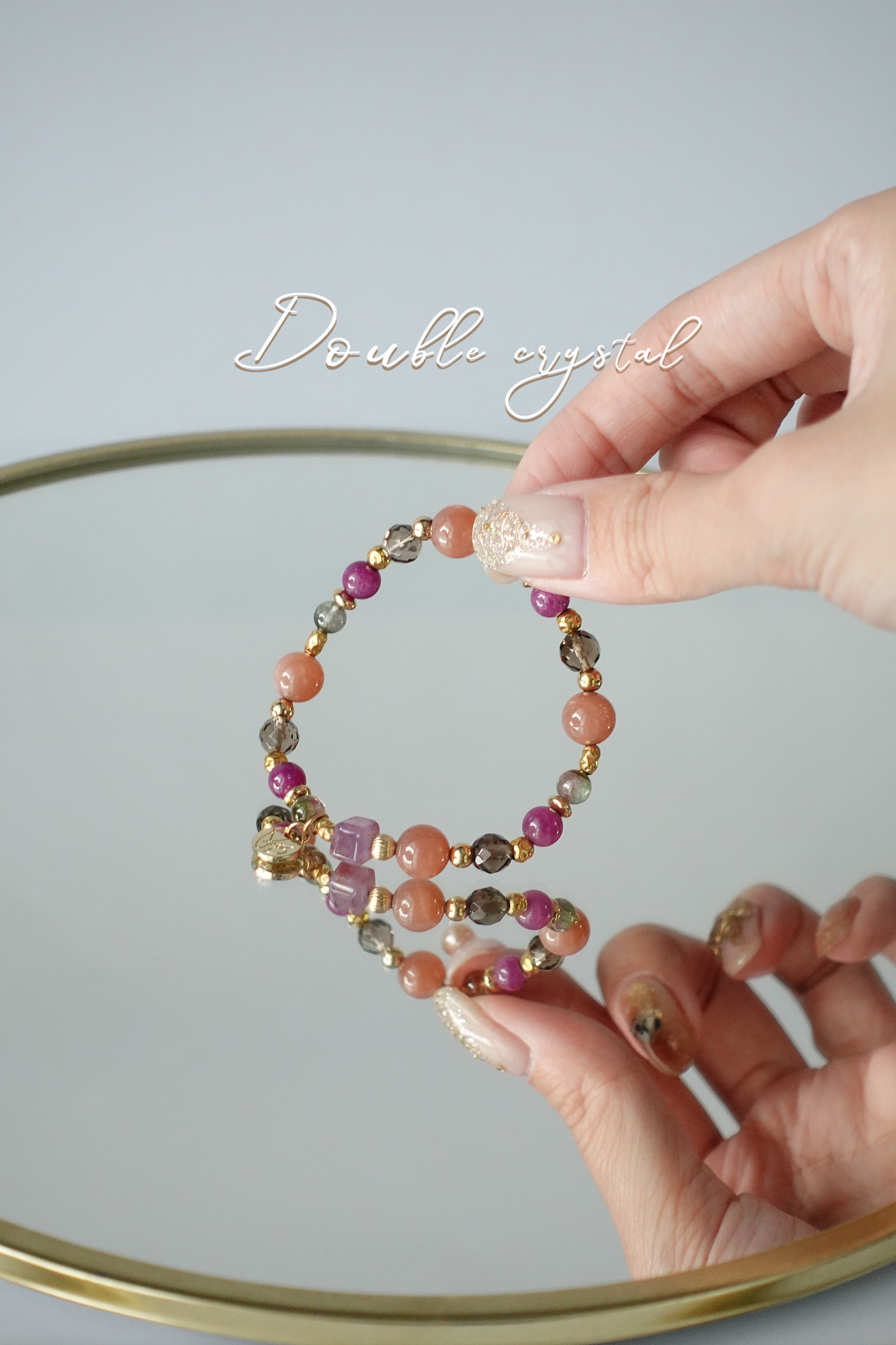 斑常戴款！推推　杏仁慕斯（六號人）：橙月光．紅寶石．極光23．西瓜碧璽．茶水晶