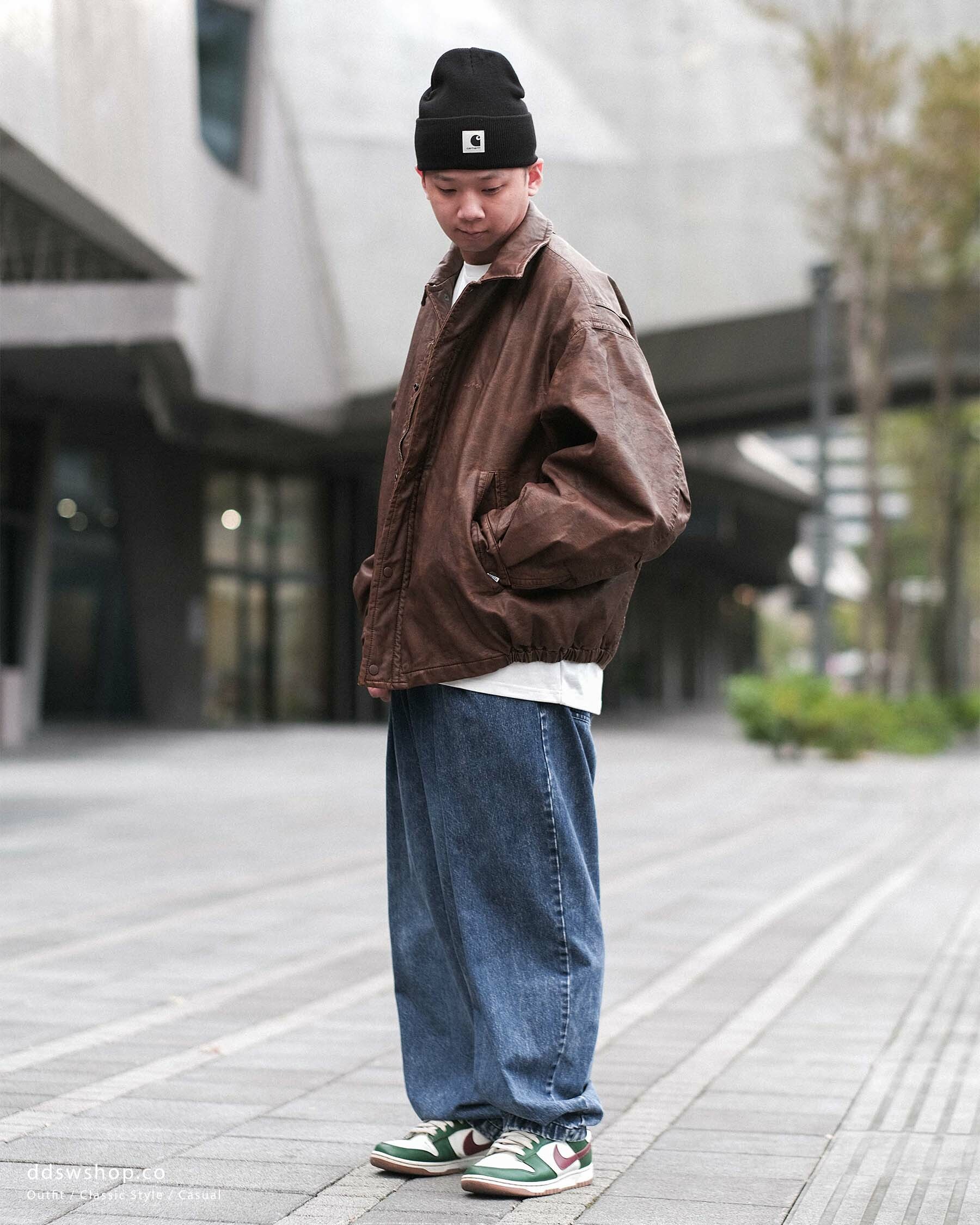 "代購" Nautica 24F/W Faded Vegan Leather Blouson 皮外套