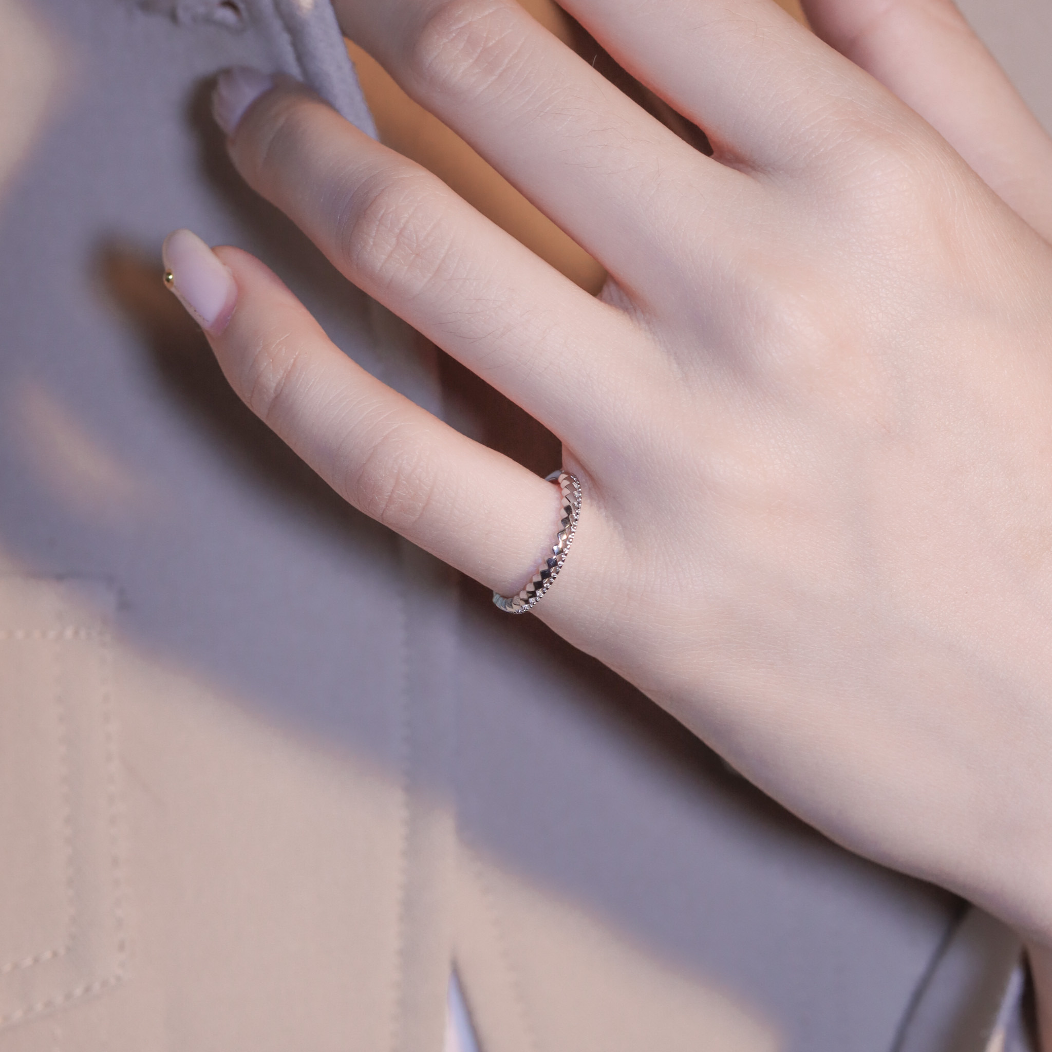 | 925 Silver・White Gold | Self-Protection Ring | RI0771 |