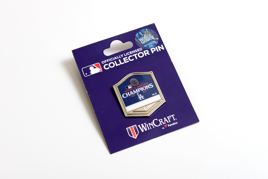 WinCraft 洛杉磯道奇隊 2024 世界大賽冠軍 紀念 別針