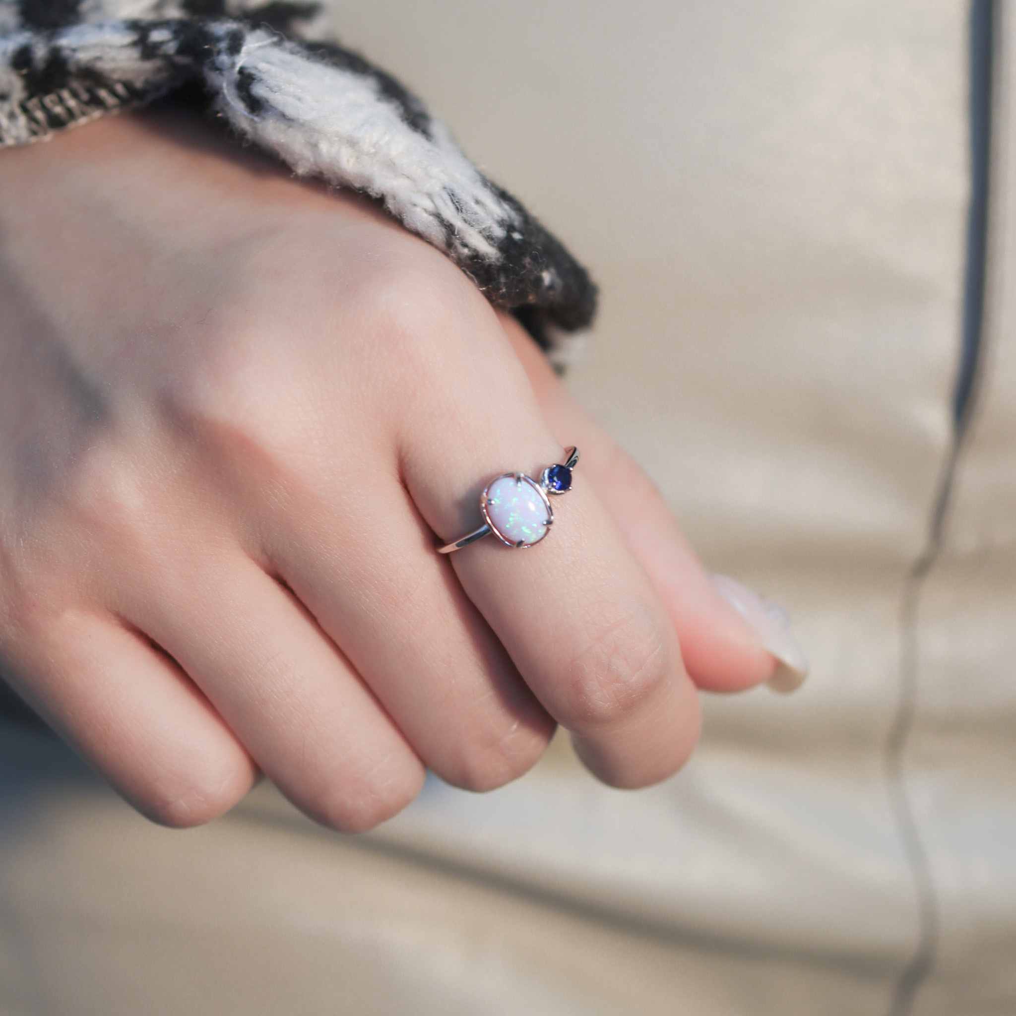 | 925銀 | 因愛依靠戒指 | RI0780 |