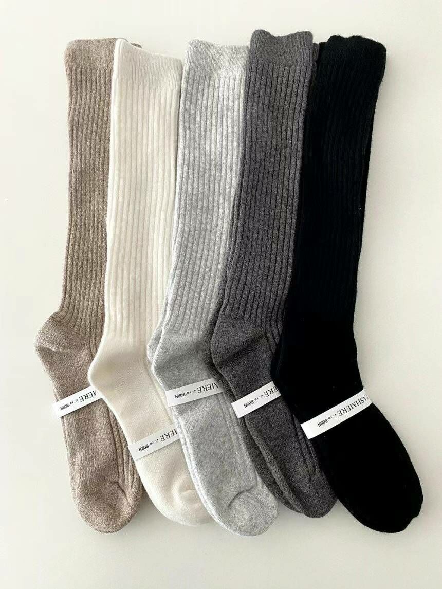 CT3346 ❤爆款含羊毛羊绒的保暖半腿襪