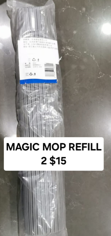 2 NEW MAGIC MOP REFILL