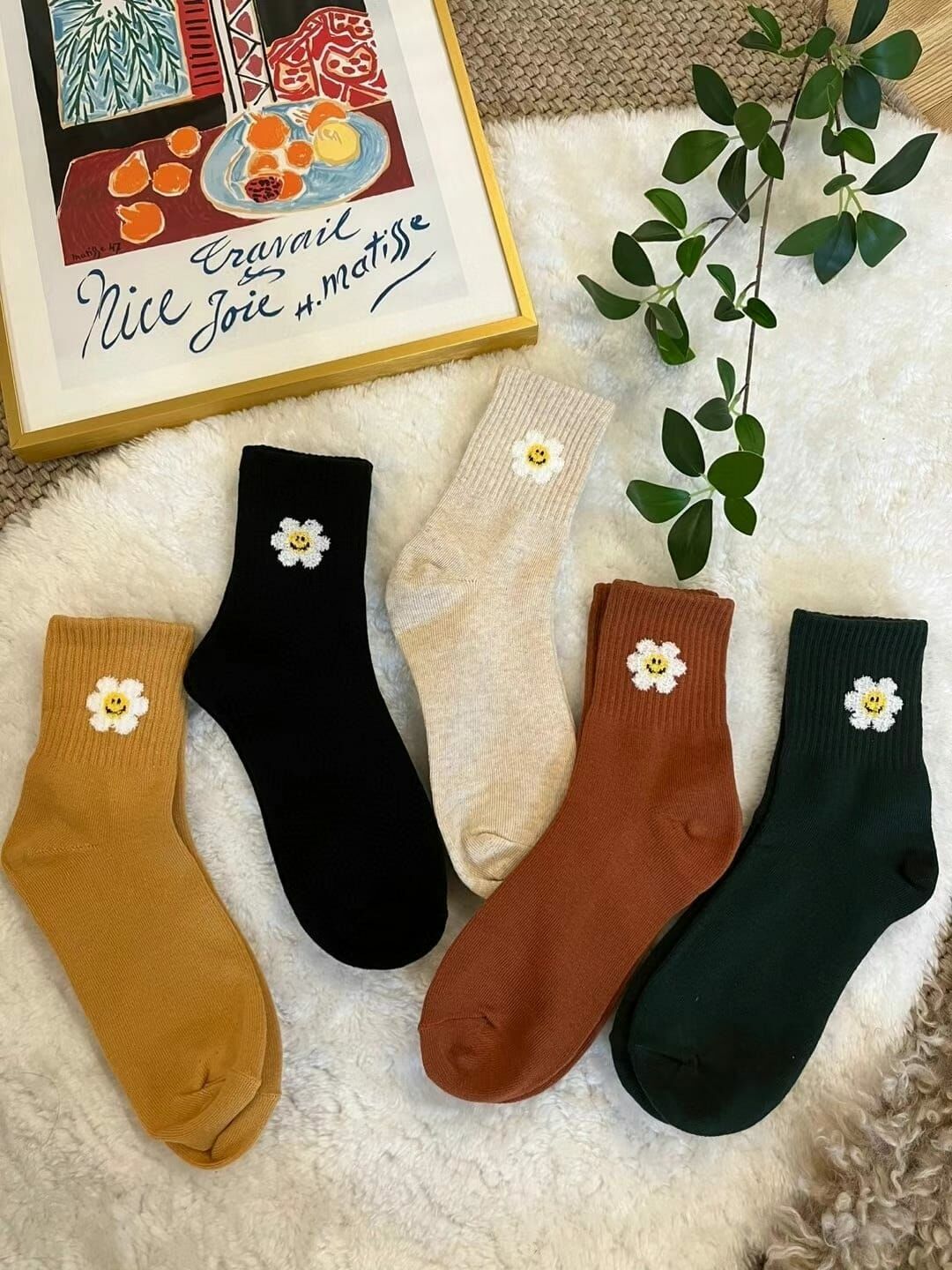 CT3372 一朵小花花襪 (任選2對 $36 / 任選5對 $85)