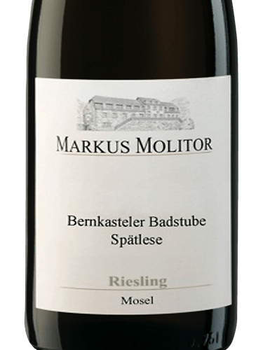 Markus Molitor Bernkasteler Badstube Riesling Spatlese Off Dry 2022 (RP94)