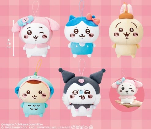 現貨-日本正版Chiikawa x Sanrio 合作景品公仔16cm 中size 公仔