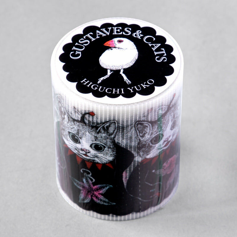 古斯塔夫與貓_樋口裕子 養生膠帶｜日本Higuchi Yuko