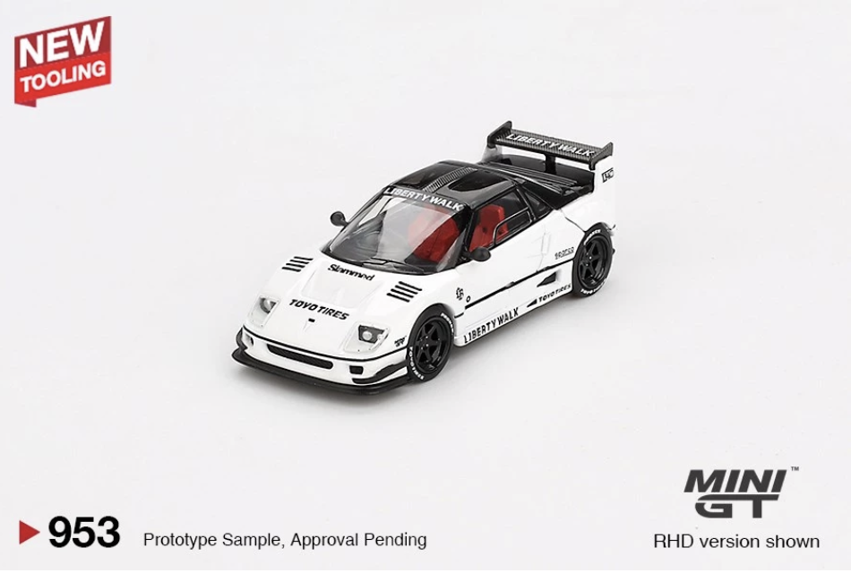 【預訂】Mini GT #953 Mazda AZ-1 Liberty Walk LB40 White  2024 Tokyo Auto Salon