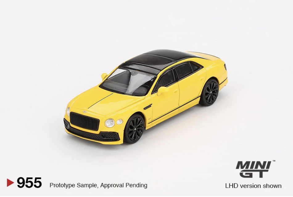 【預訂】Mini GT #955 Bentley Flying Spur Monaco Yellow