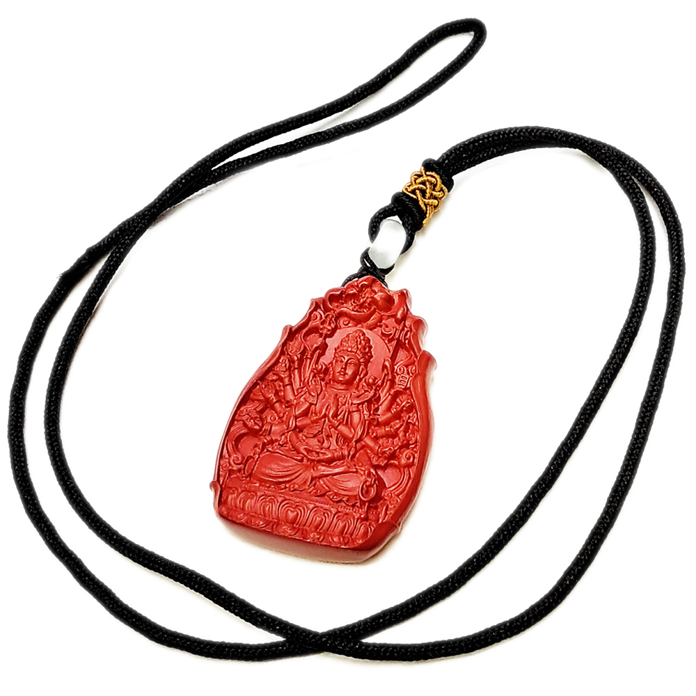 千手觀音 {高含量紅砂}中國結項鍊【十方】153904