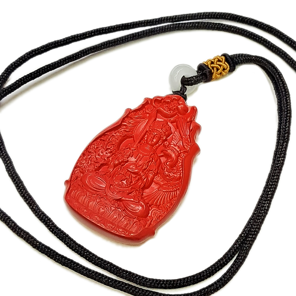 虛空藏菩薩{高含量紅砂}中國結項鍊【十方】153910