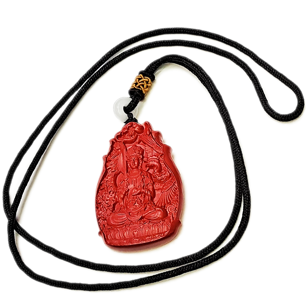 虛空藏菩薩{高含量紅砂}中國結項鍊【十方】153910