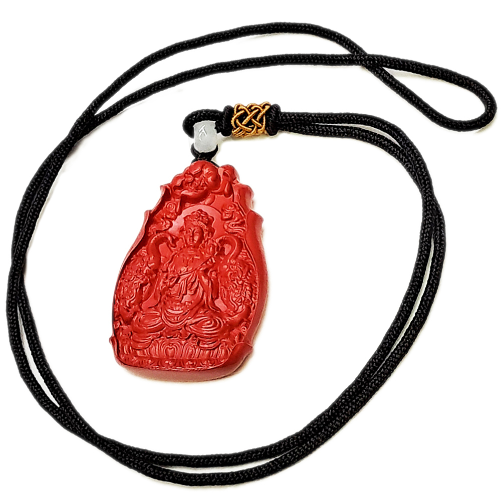 大勢至菩薩{高含量紅砂}中國結項鍊【十方】153908