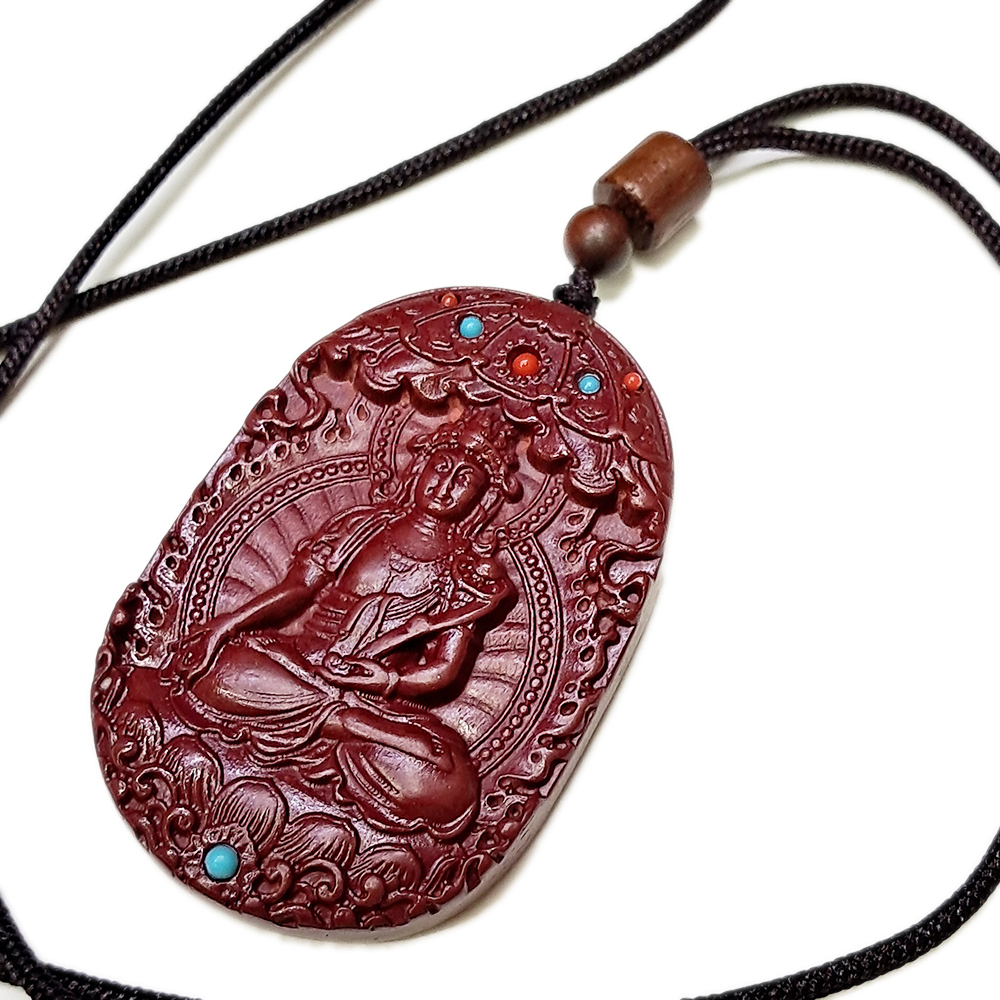 普賢菩薩{紫金砂 硃砂}項鍊【十方】154059