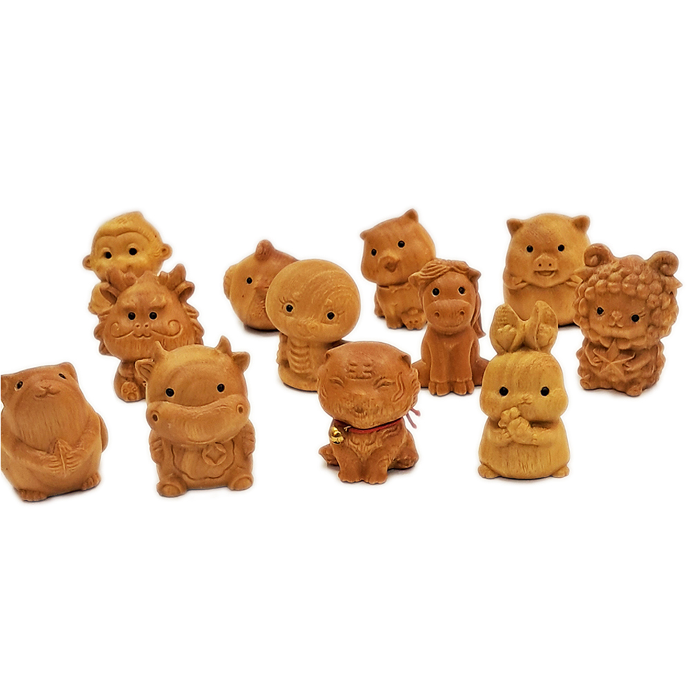 12生肖{崖柏木雕}開運套組【十方】154062