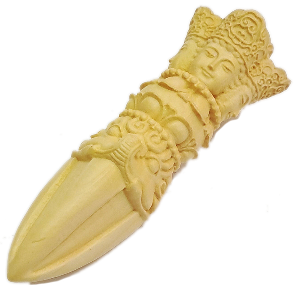 普巴杵{黃楊木} 精雕9 公分【十方】154063